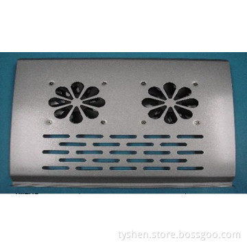 All Iron Two Fans Cooling Fan for 10-14inch Notebook